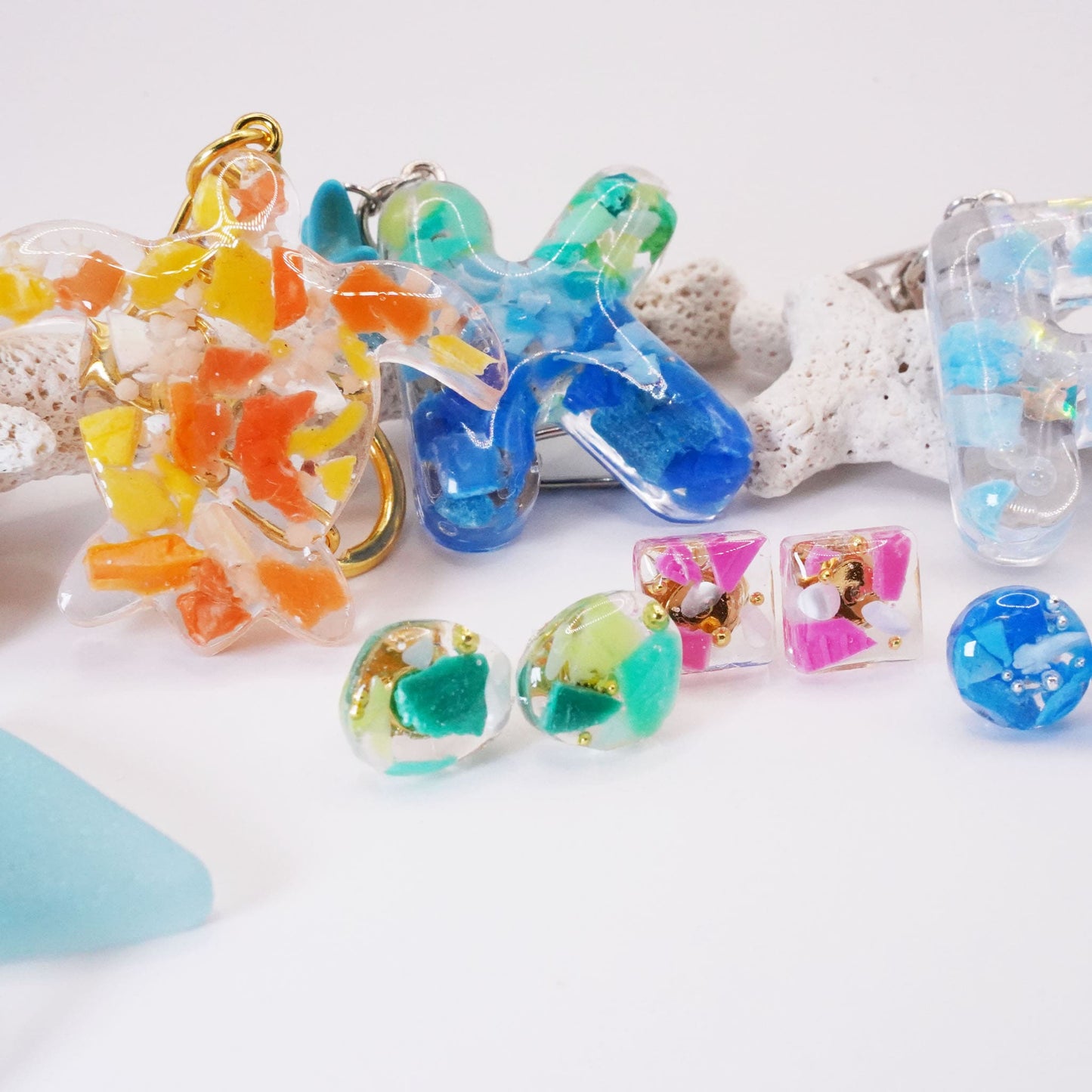 海洋プラスチックのアクセサリー講座
