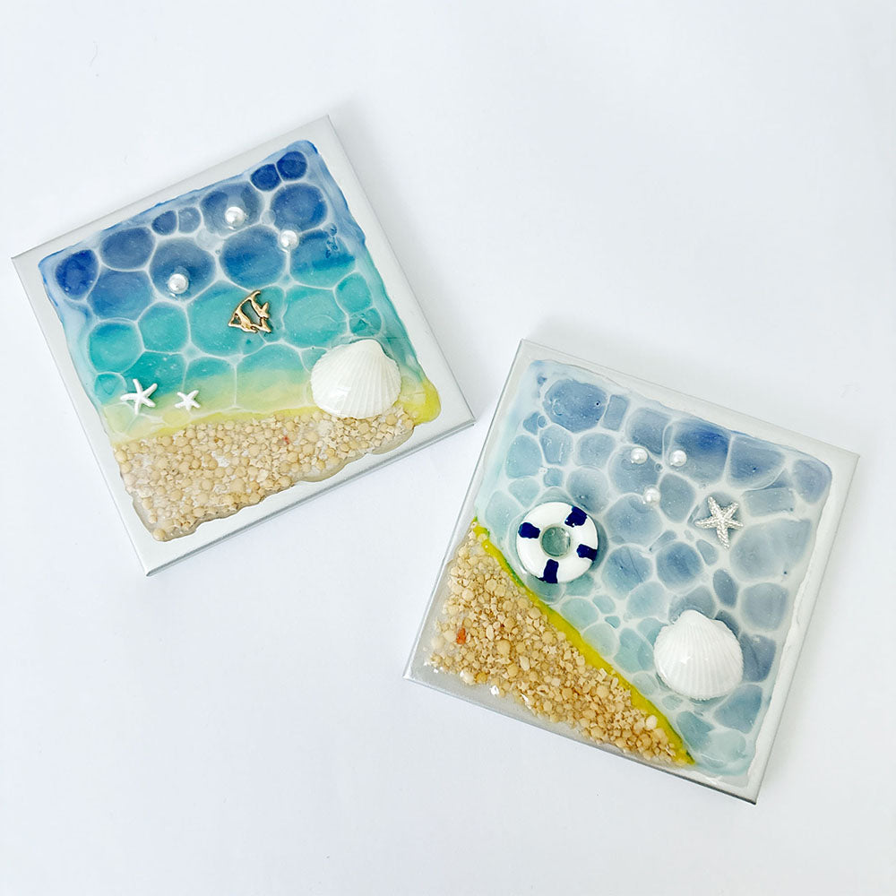 海レジンのコンパクトミラー講座