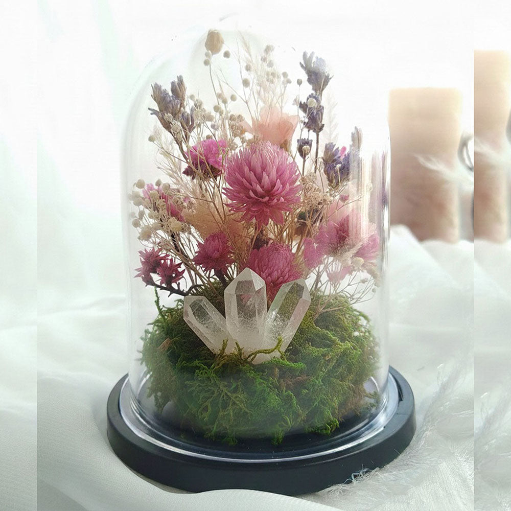 Flower Dome Workshop with Natural Stones and Flowers